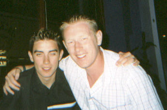 Marc and a drunk Adam